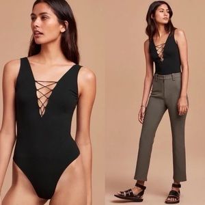 Wilfred Free lace up body suit